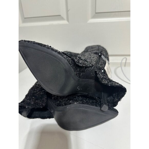 A New Day Abba Sequin Fold Over Tall Boots with Memory Foam Size 7 1/2 NWT - Picture 5 of 7